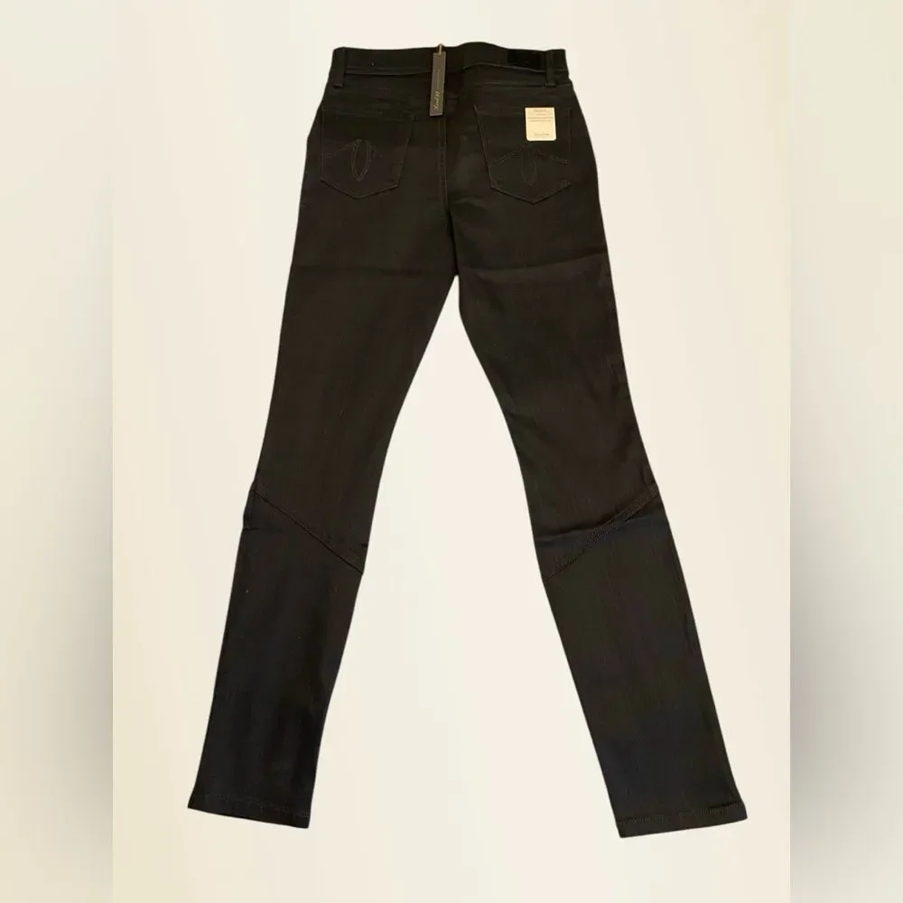 Level 99 Tanya High Rise Skinny Jeans | dark grey stretch jeans NWT size 28 - Picture 4 of 12